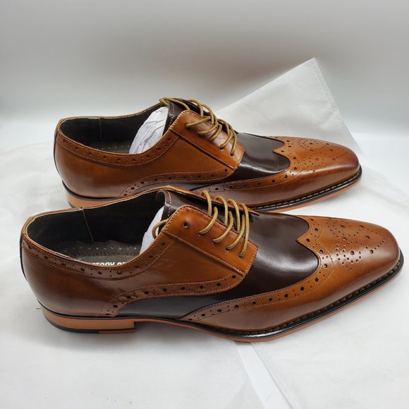 STACY ADAMS Men's Tinsley Wingtip Lace-Up Oxford | 11.5 | NWOB - Picture 6 of 16